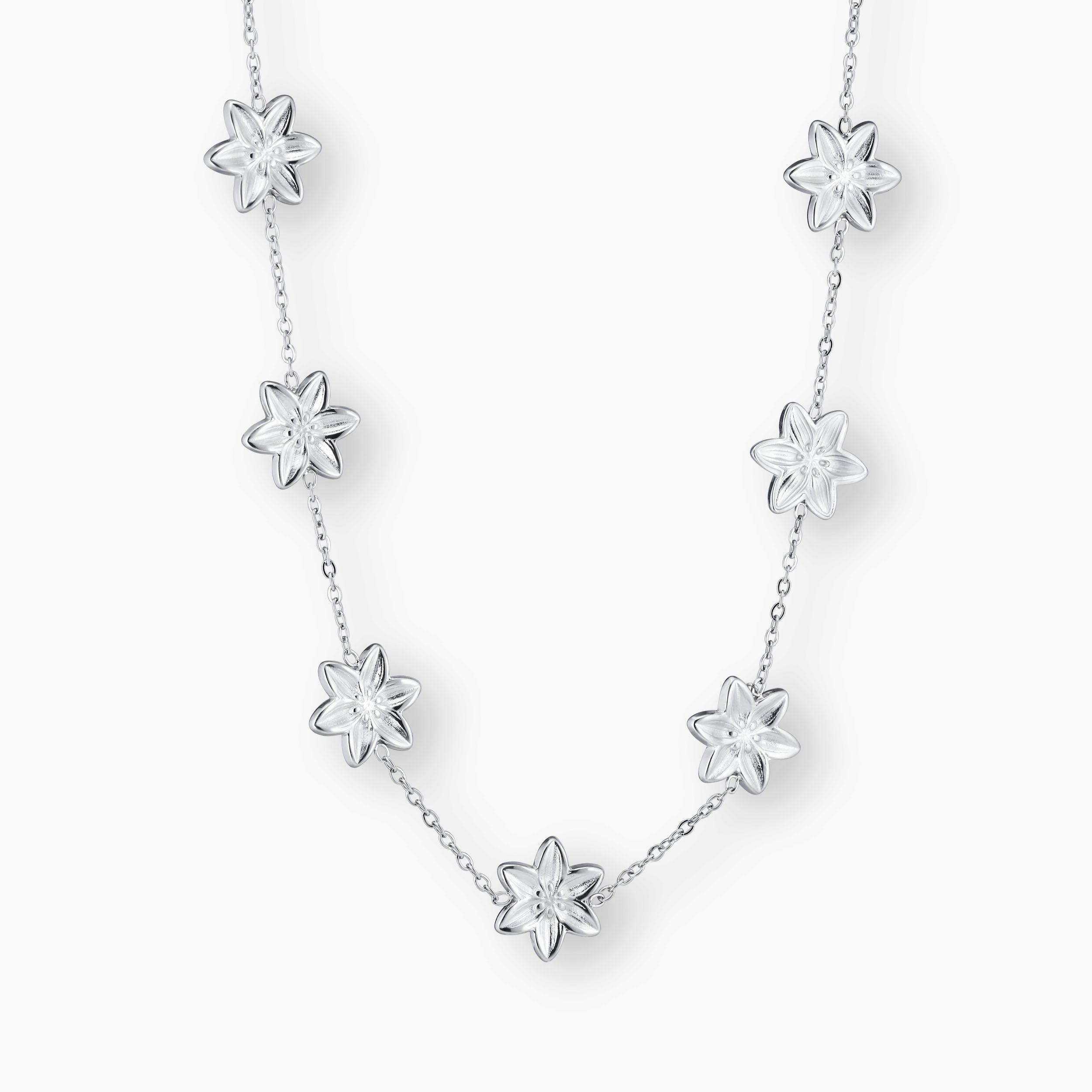 LILY NECKLACE (7 FLOWERS)