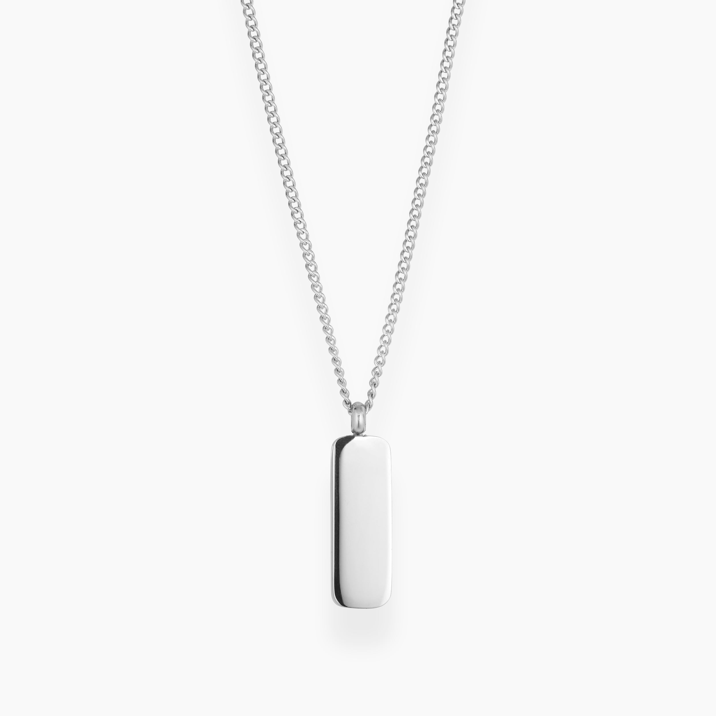 ZIRCON NECKLACE 03 SILVER