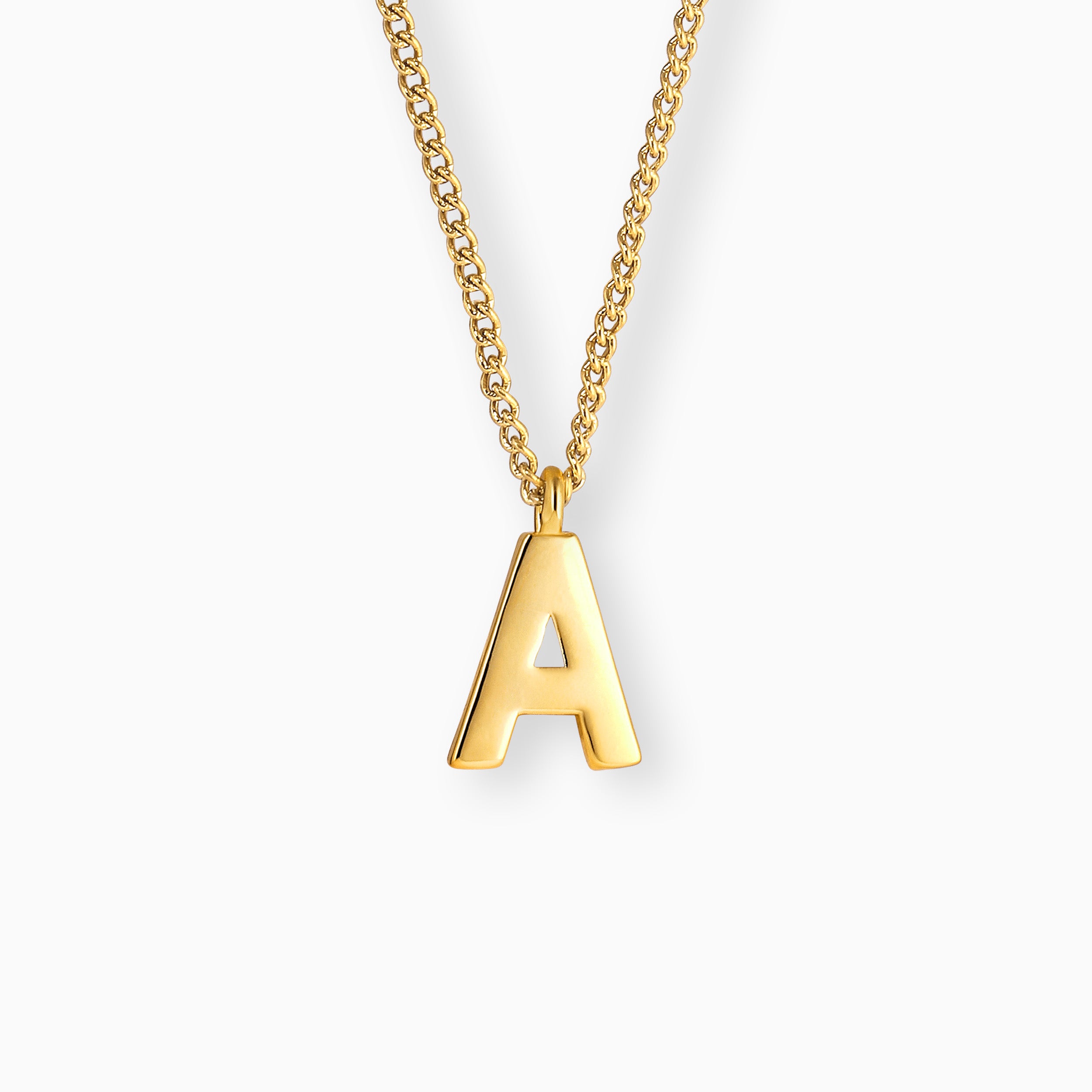 LETTER NECKLACE - GOLD PLATED