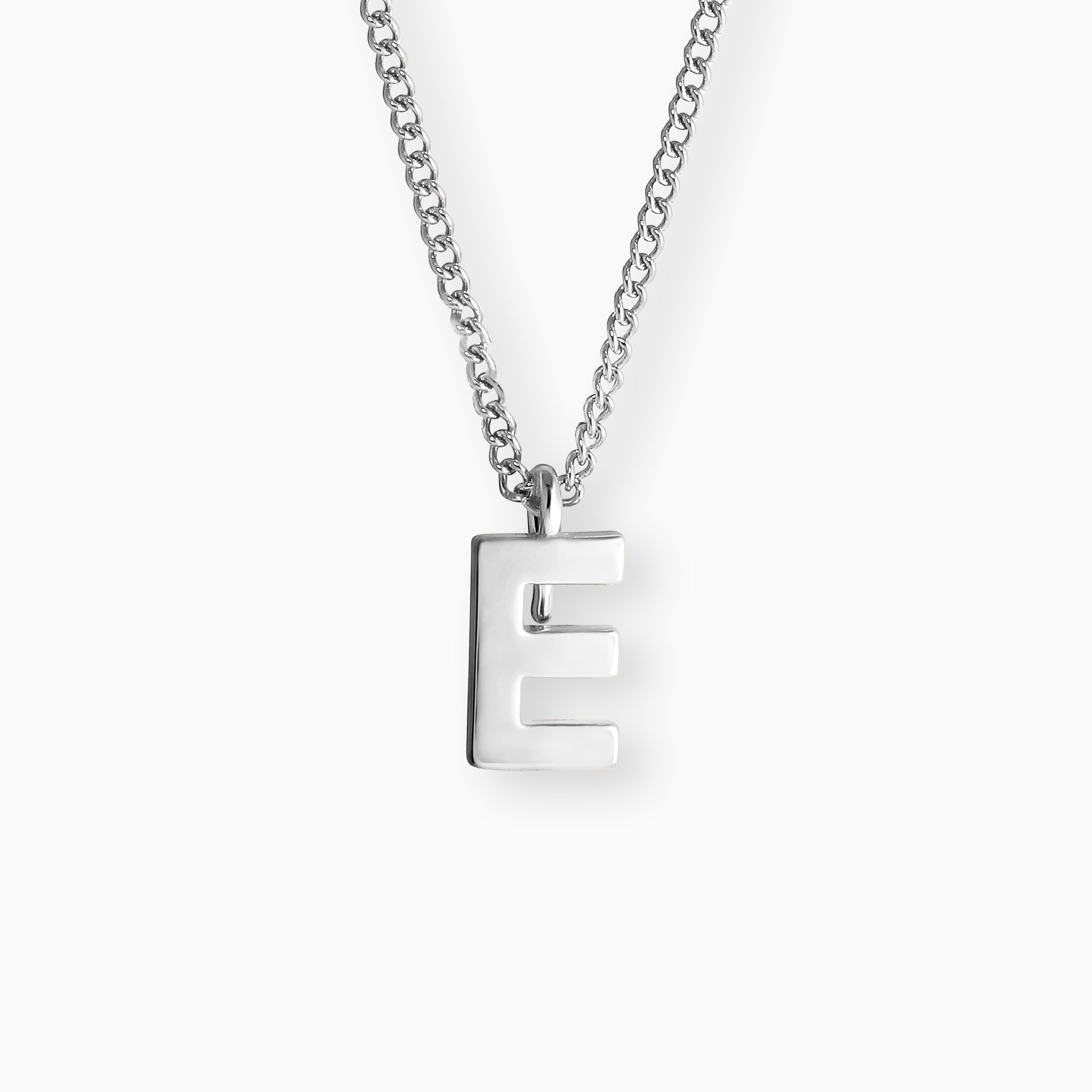 LETTER NECKLACE SILVER