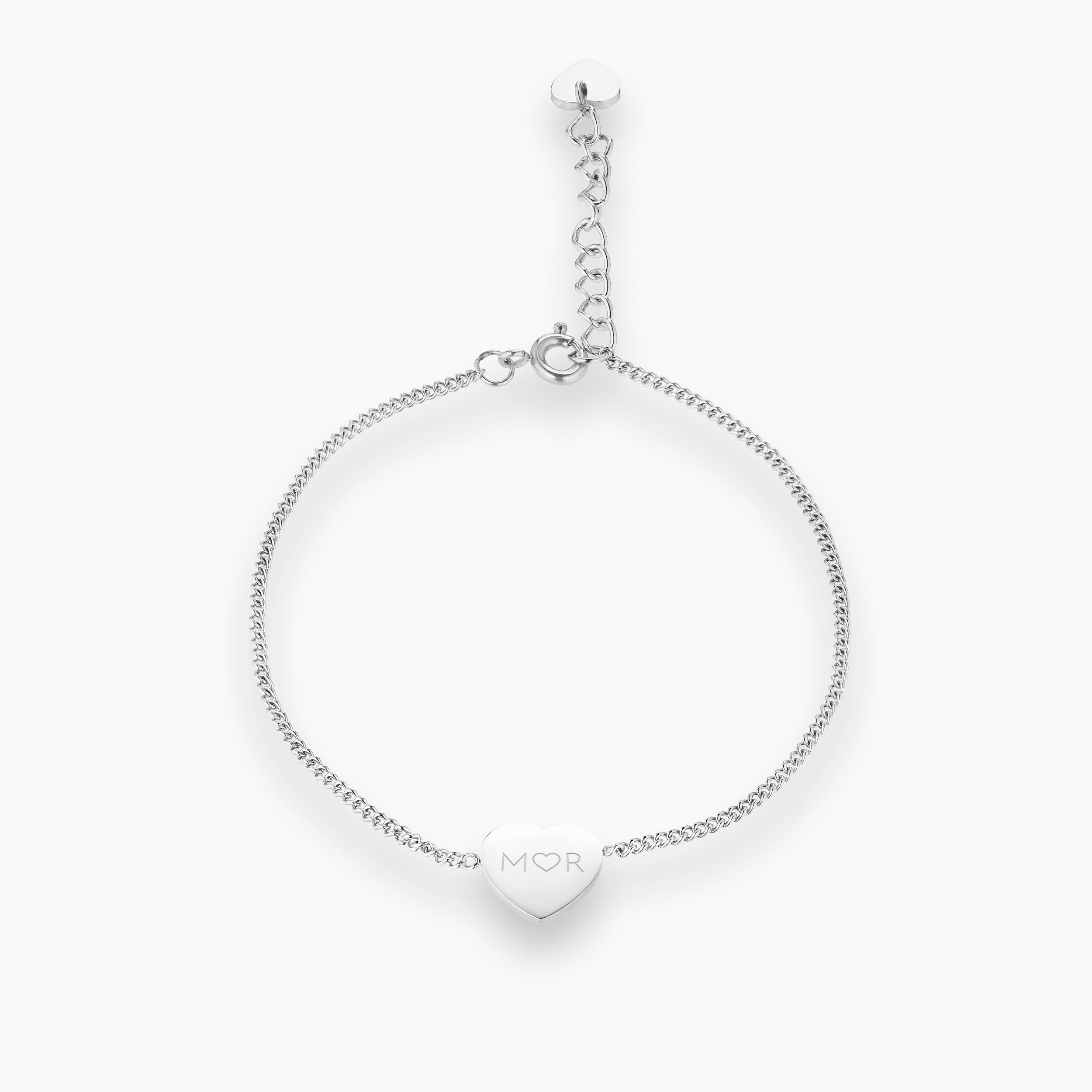 HAMMERED HEART BRACELET