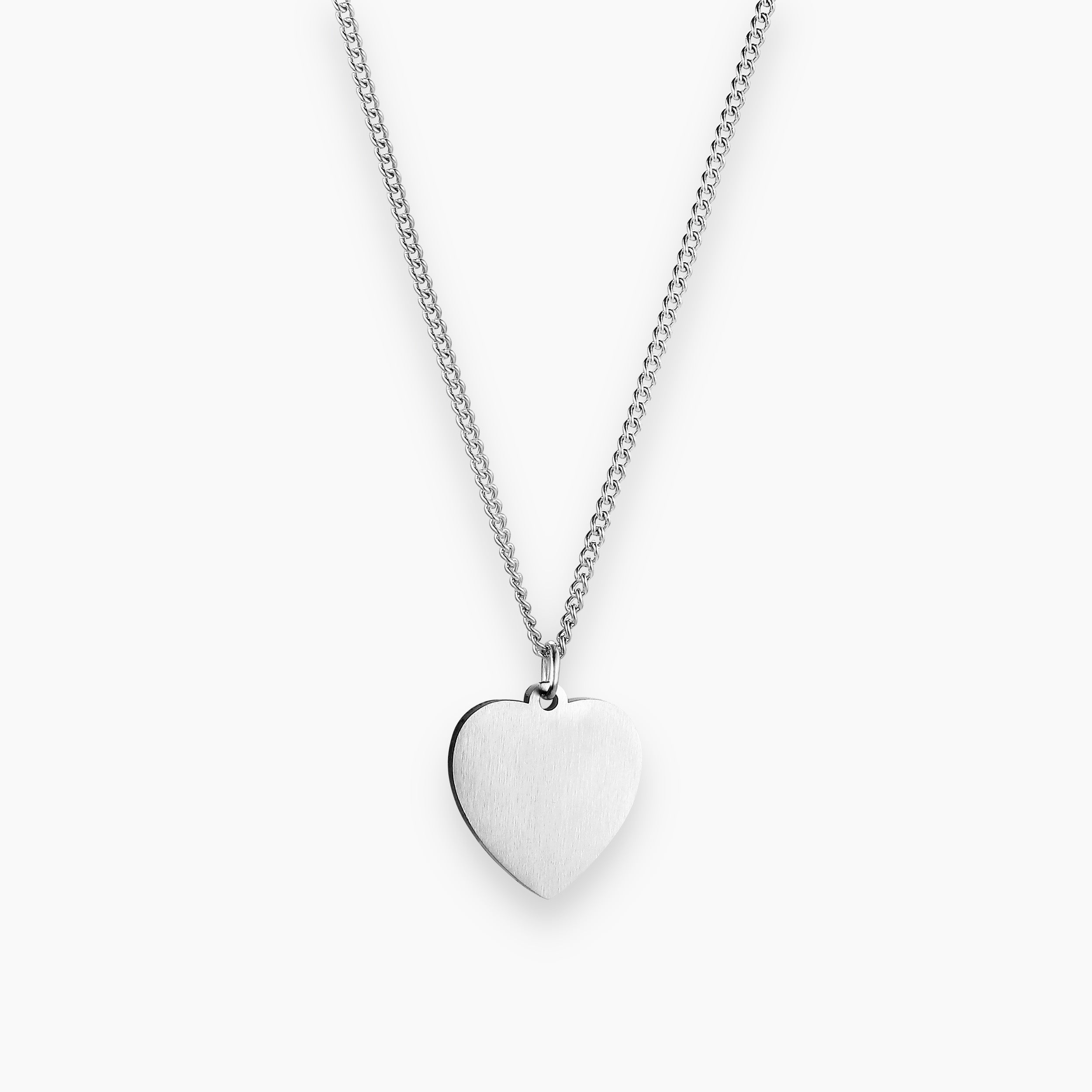 HEART NECKLACE SILVER