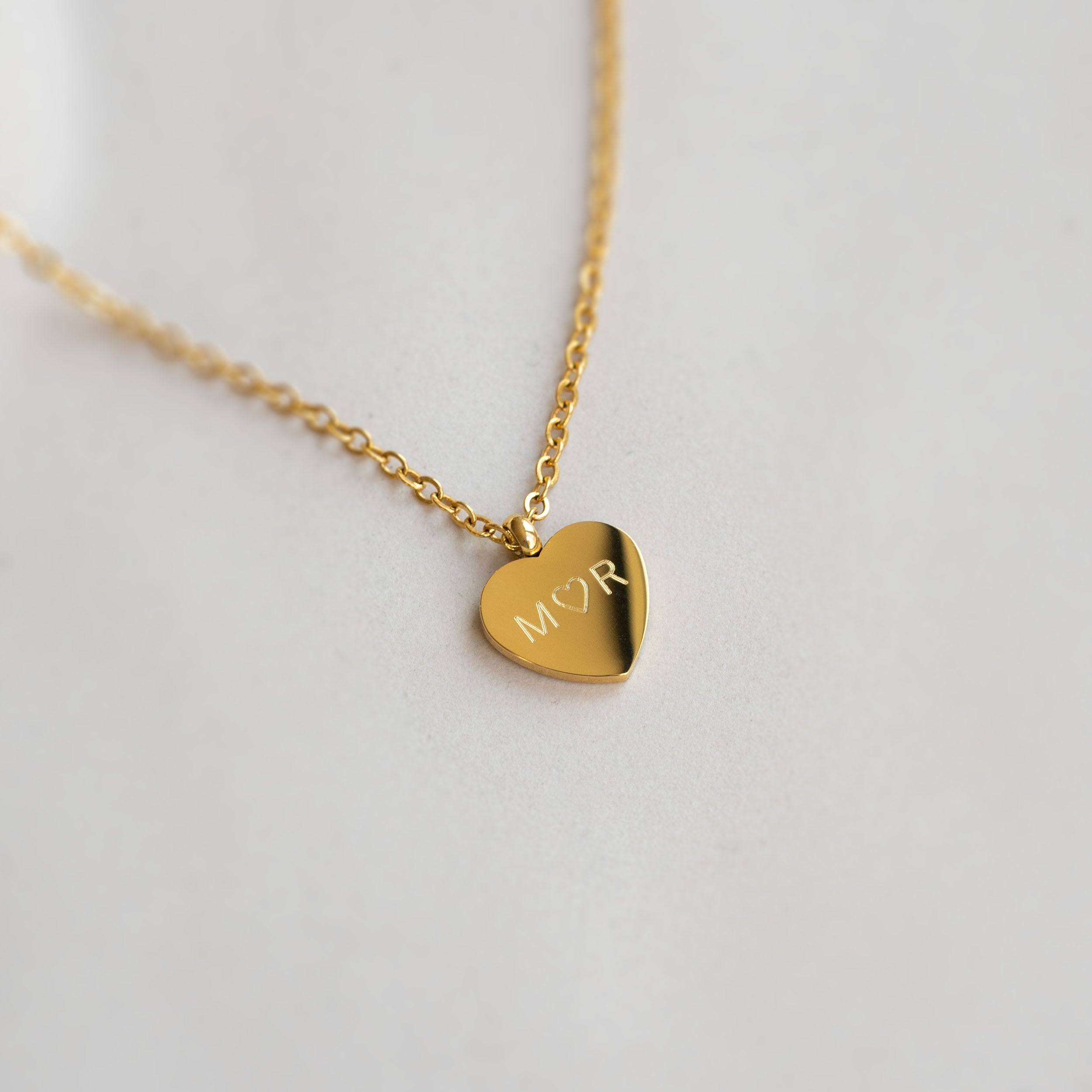 MINI HEART NECKLACE GOLD