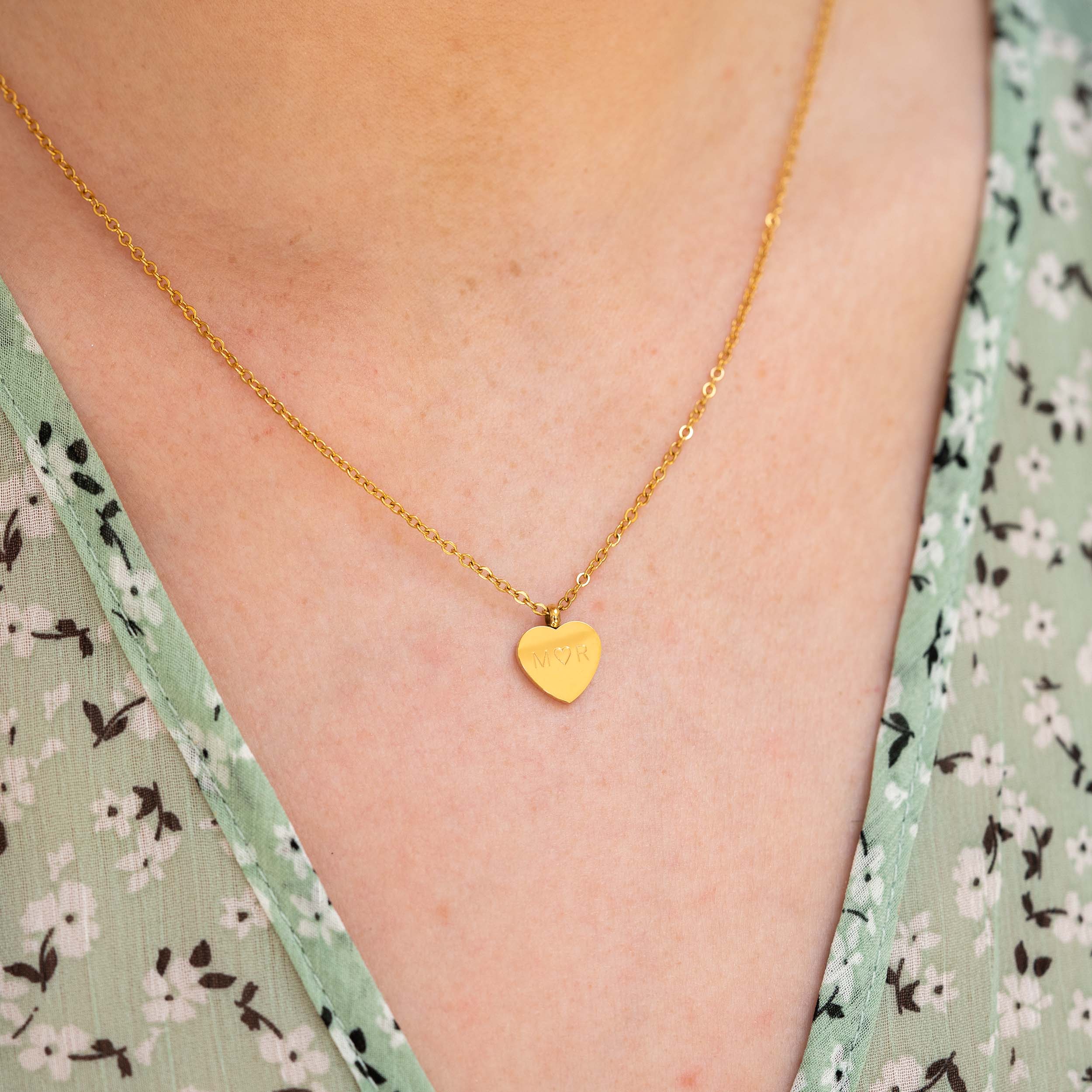 MINI HEART NECKLACE GOLD