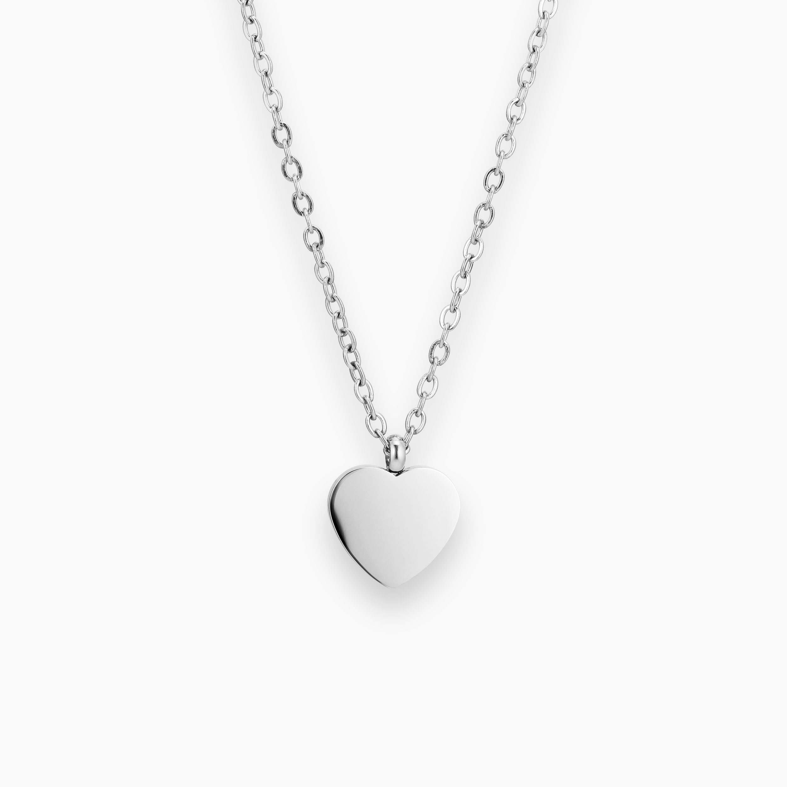 MINI HEART NECKLACE SILVER