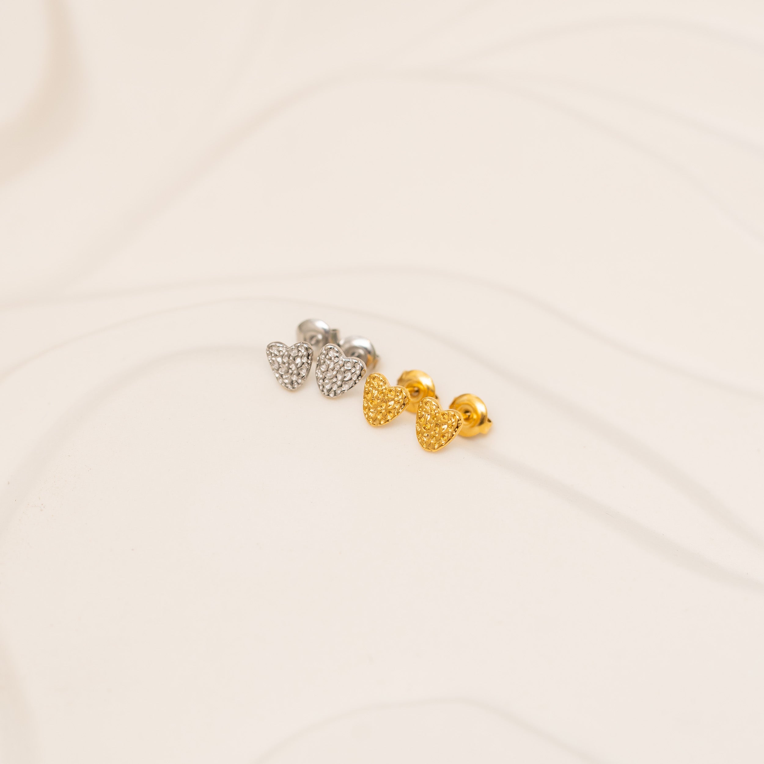 MOON HEART EARRINGS