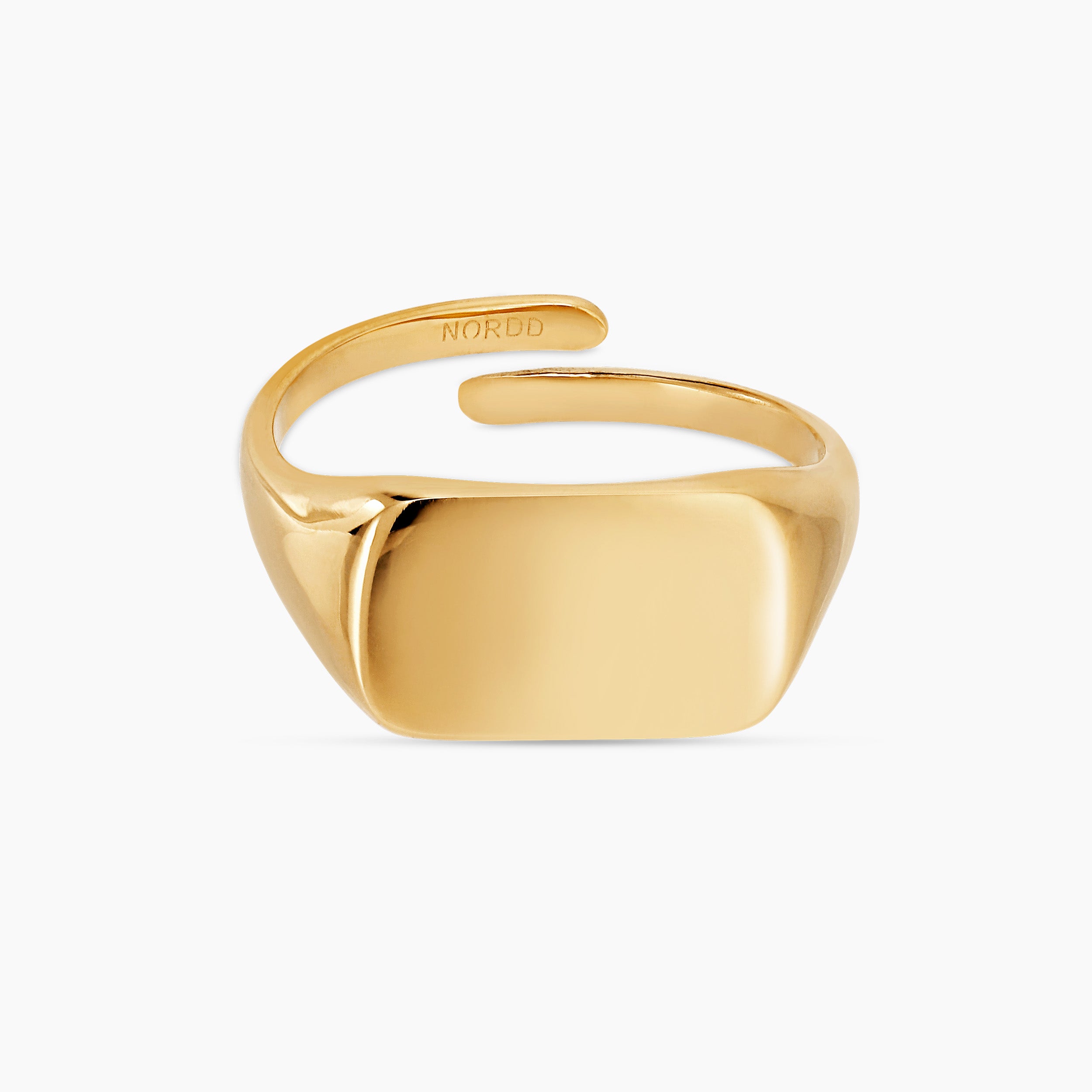 SIGNET RING 02 - GOLD PLATED