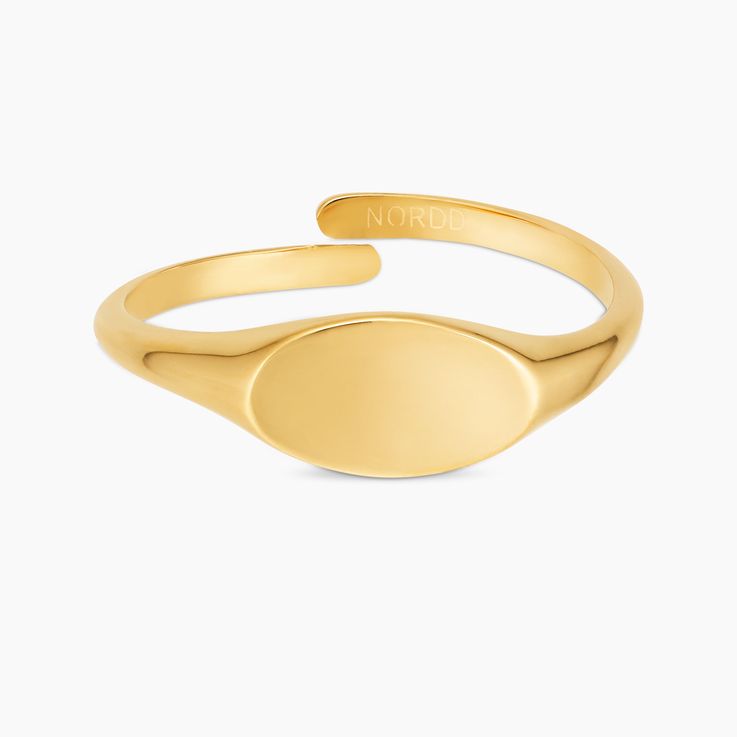 SIGNET RING 01 - GOLD PLATED