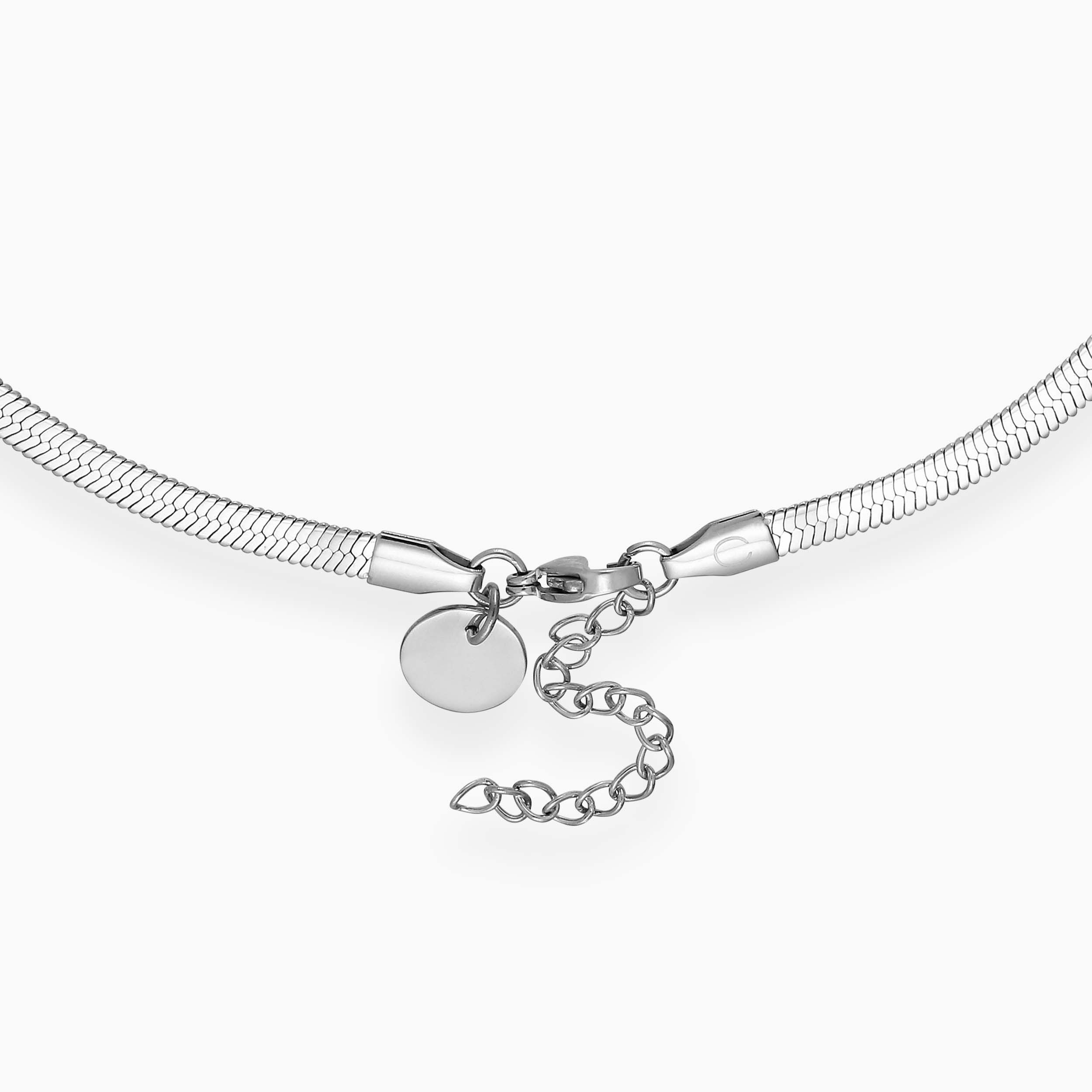 SNAKE NECKLACE SILVER