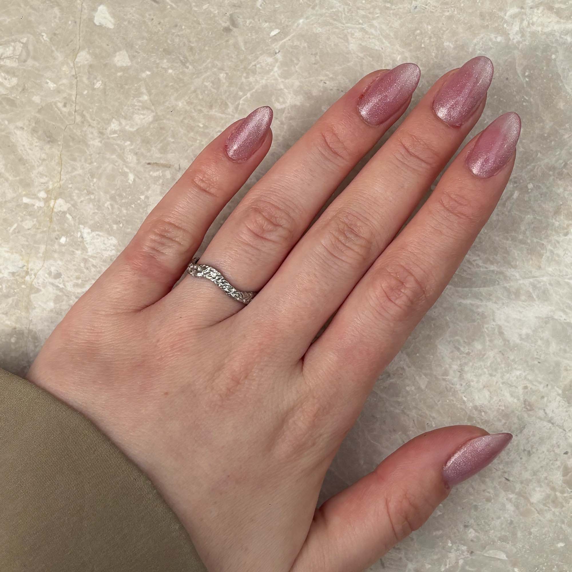 MOON WAVES ADJUSTABLE RING