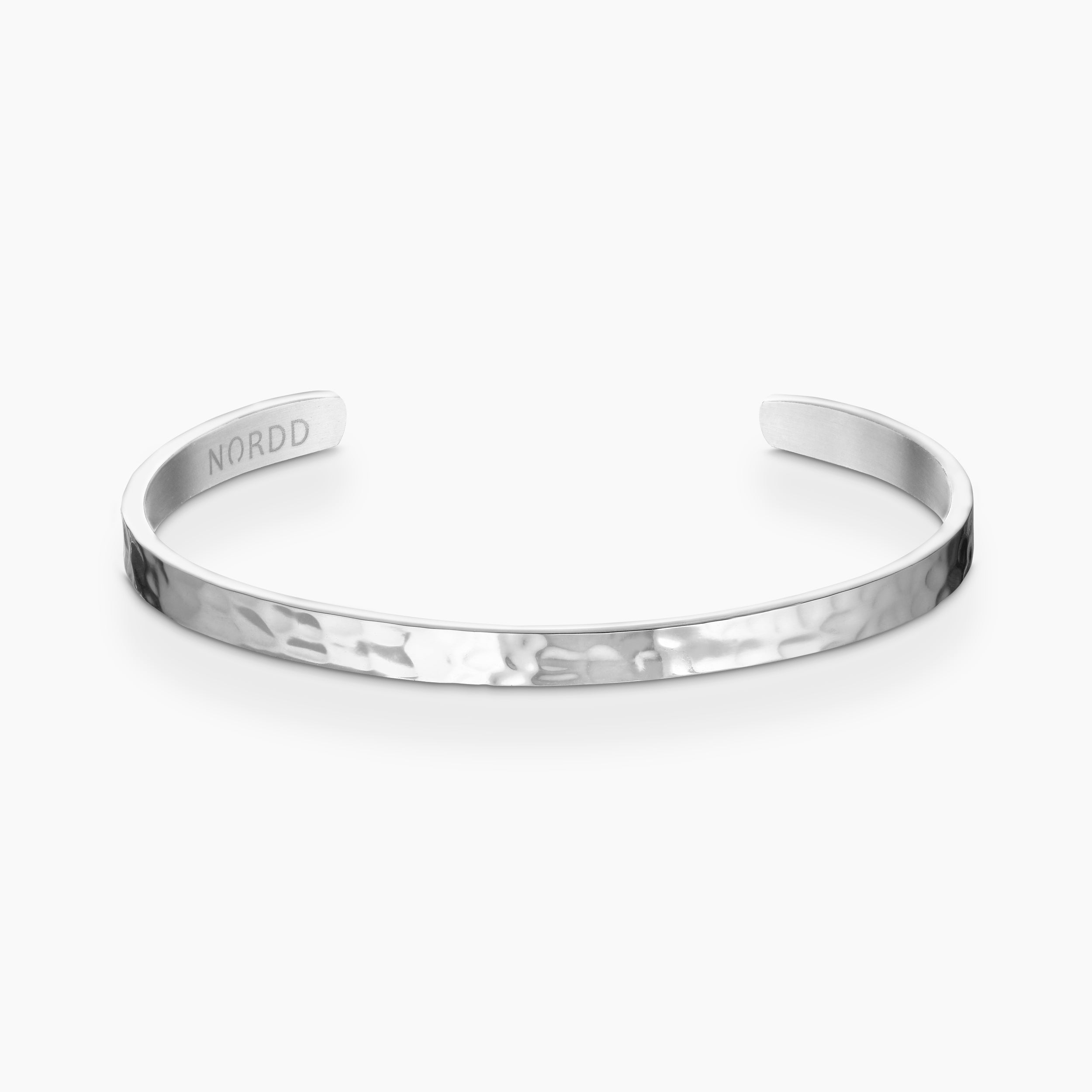 2 x HAMMERED BRACELETS