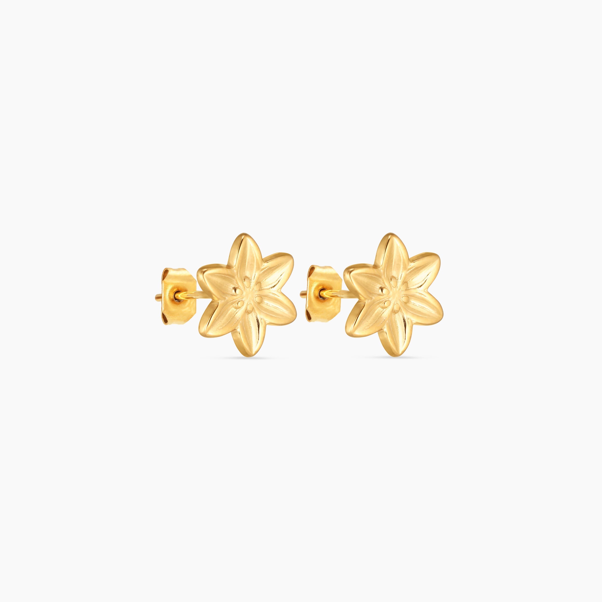 SMALL LILY EARRINGS GOLD