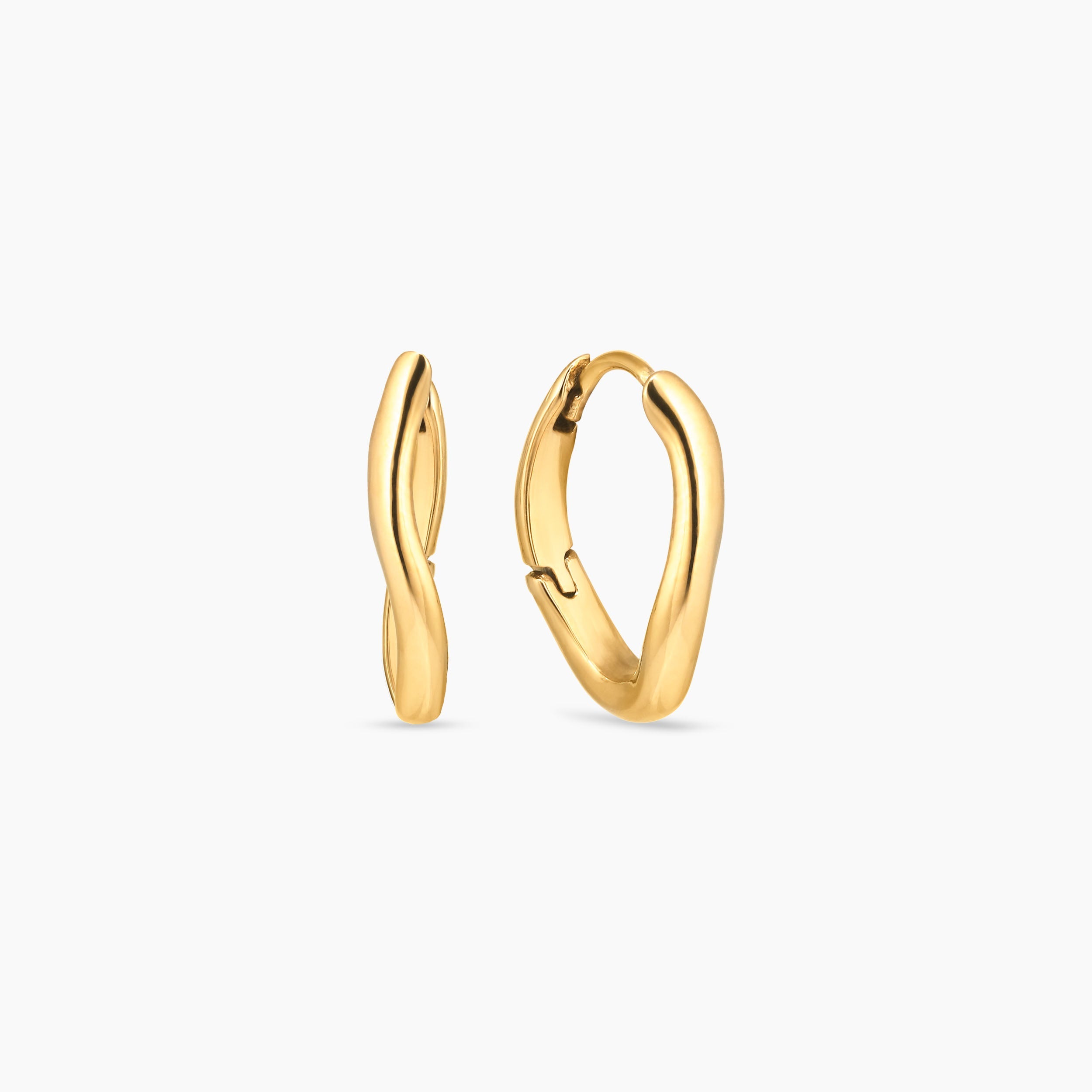 CURVE EARRINGS 15MM