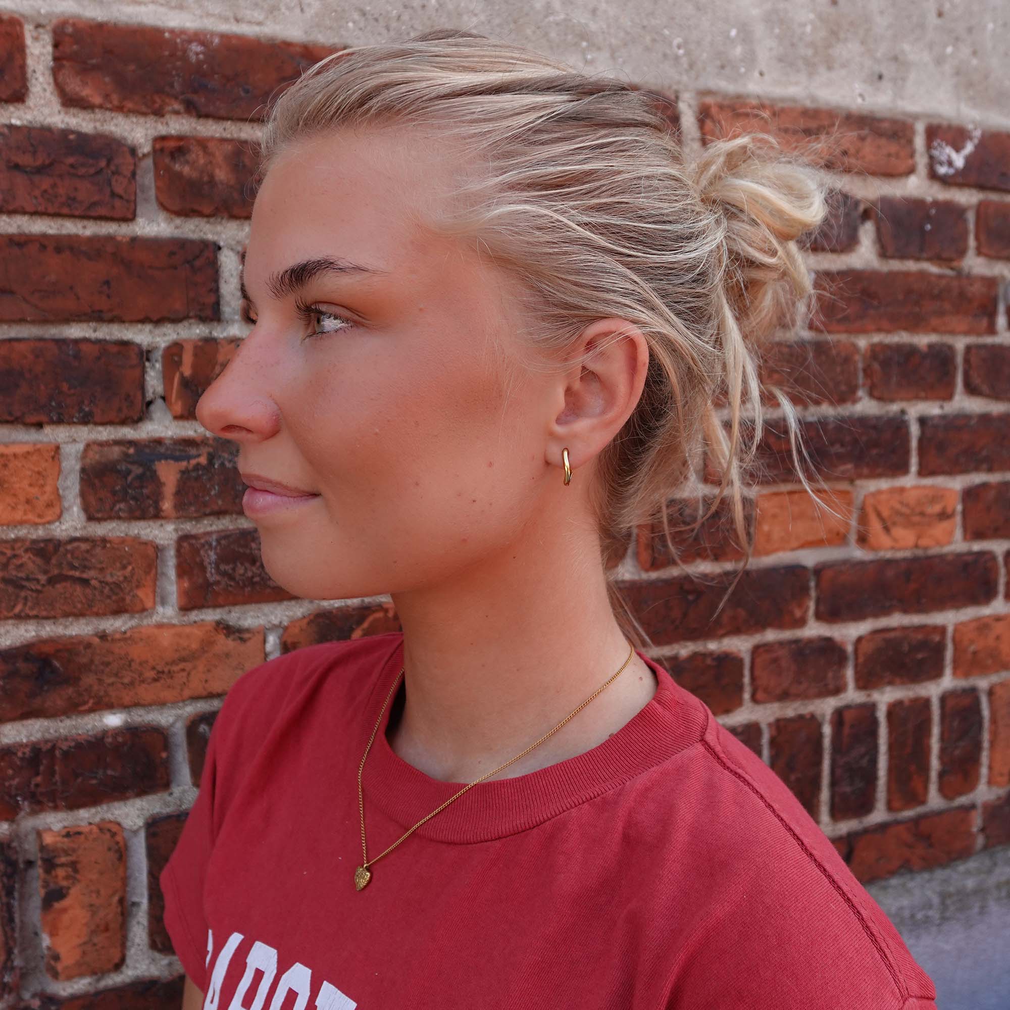 CURVE EARRINGS 15MM