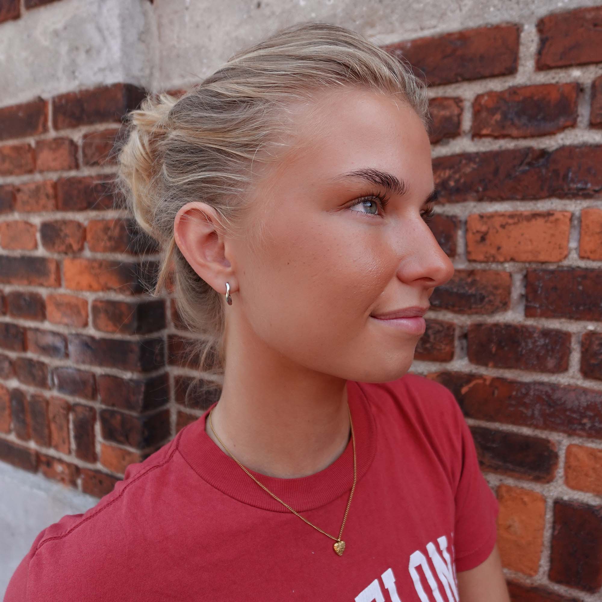 CURVE EARRINGS 15MM
