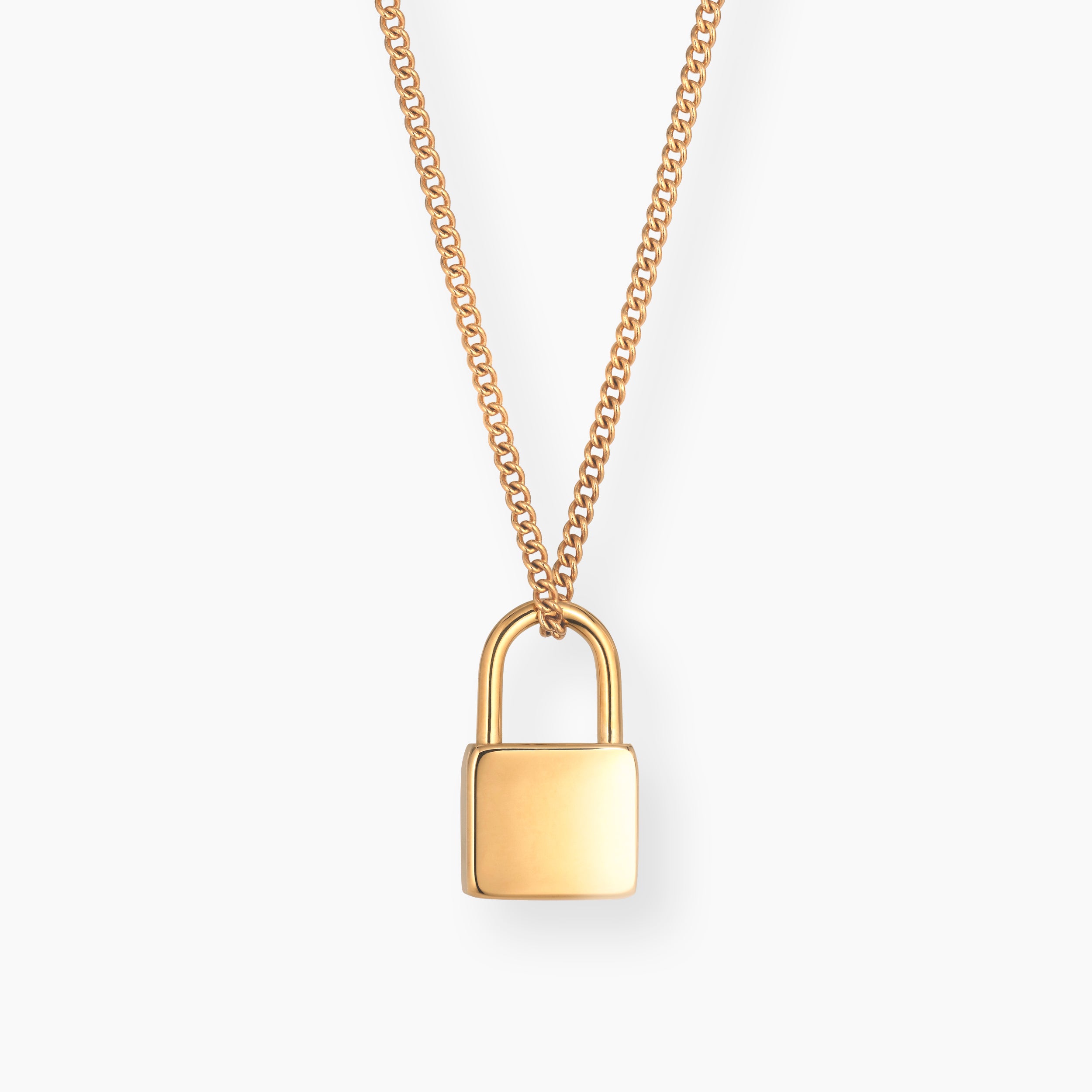 LOCK NECKLACE GOLD