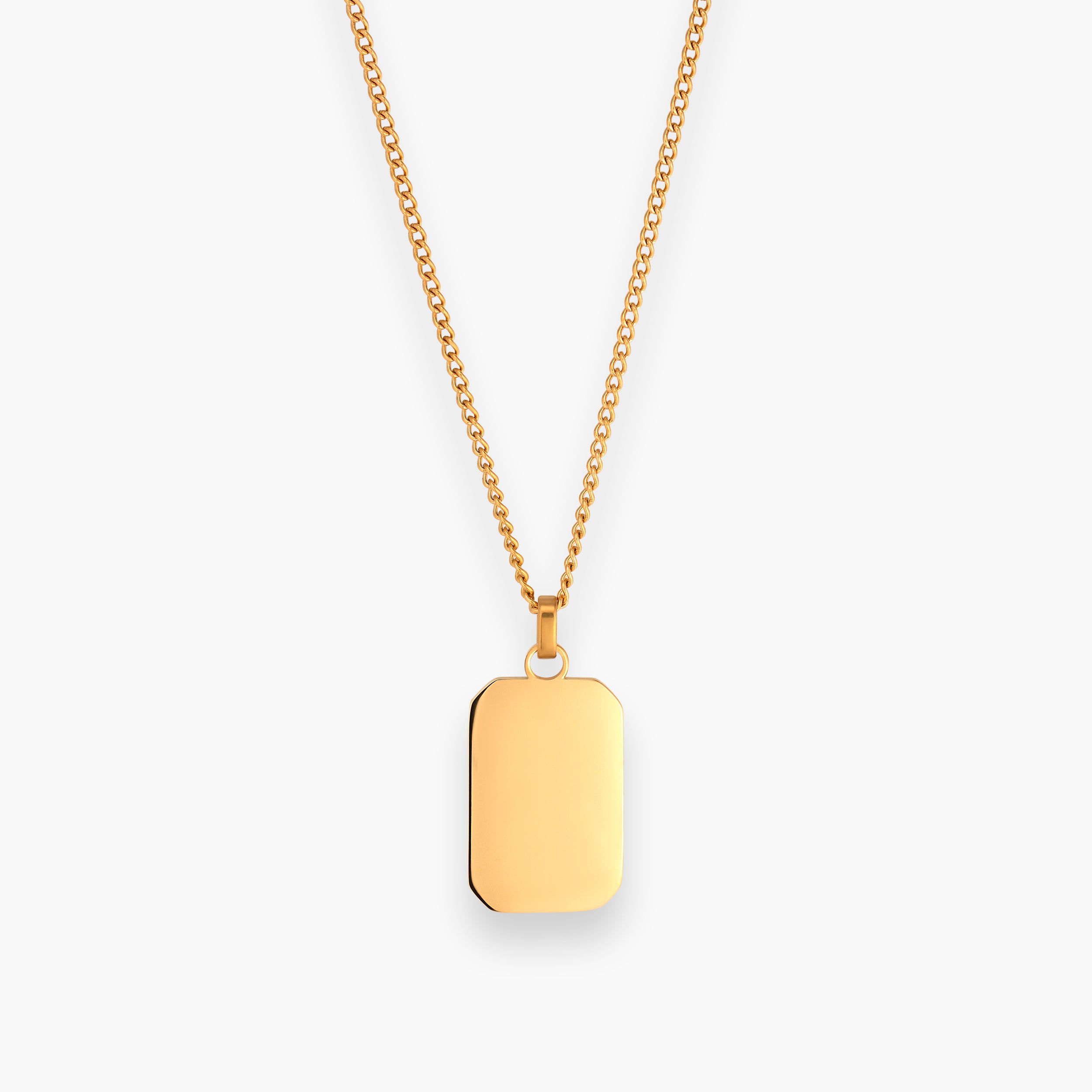 OCTAGON NECKLACE GOLD