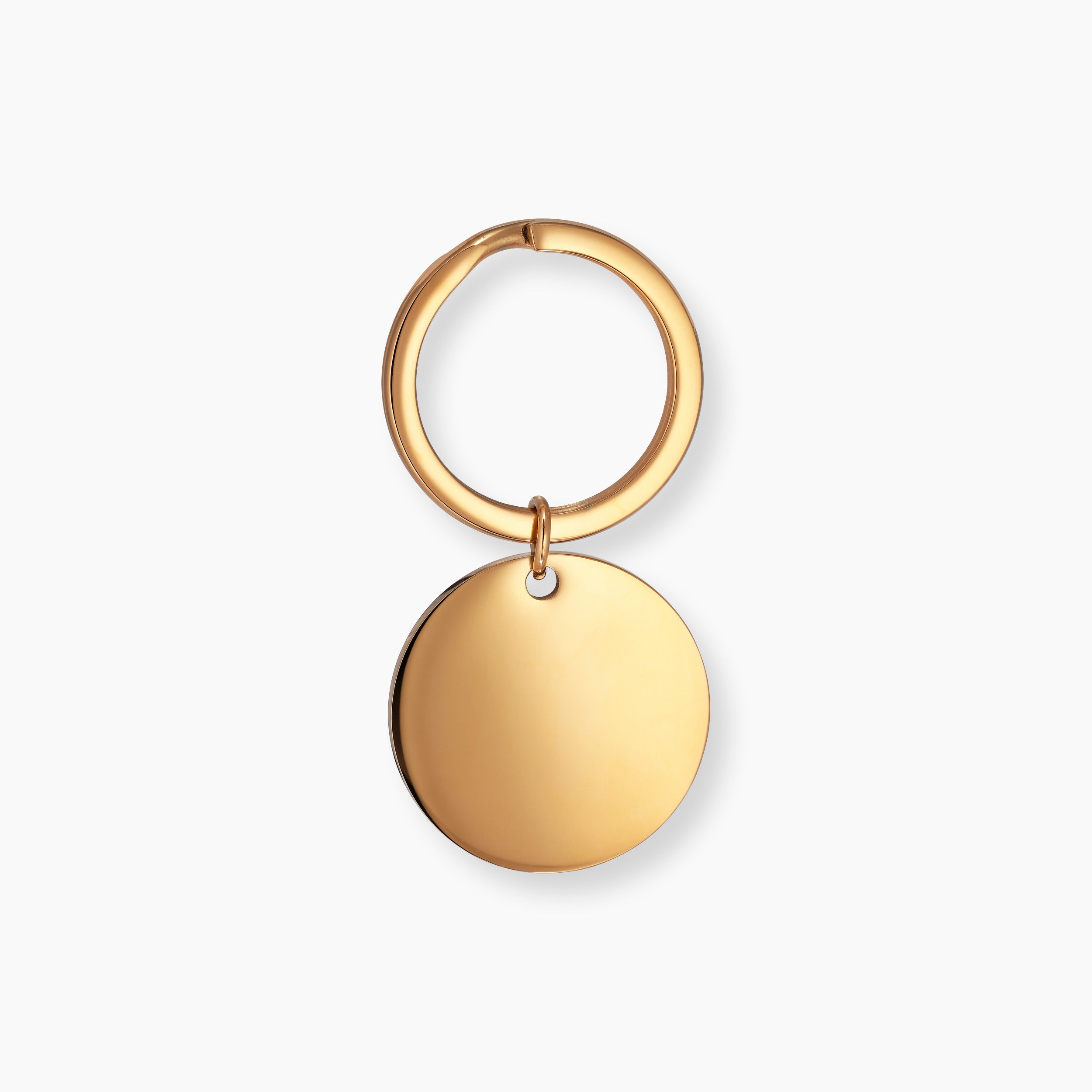 ROUND KEYCHAIN GOLD