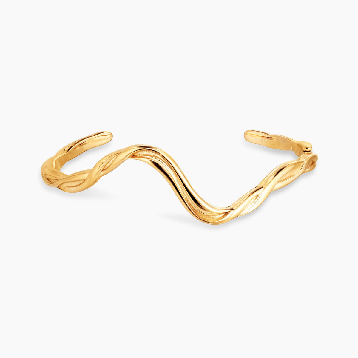 TWIST WAVES ADJUSTABLE BANGLE
