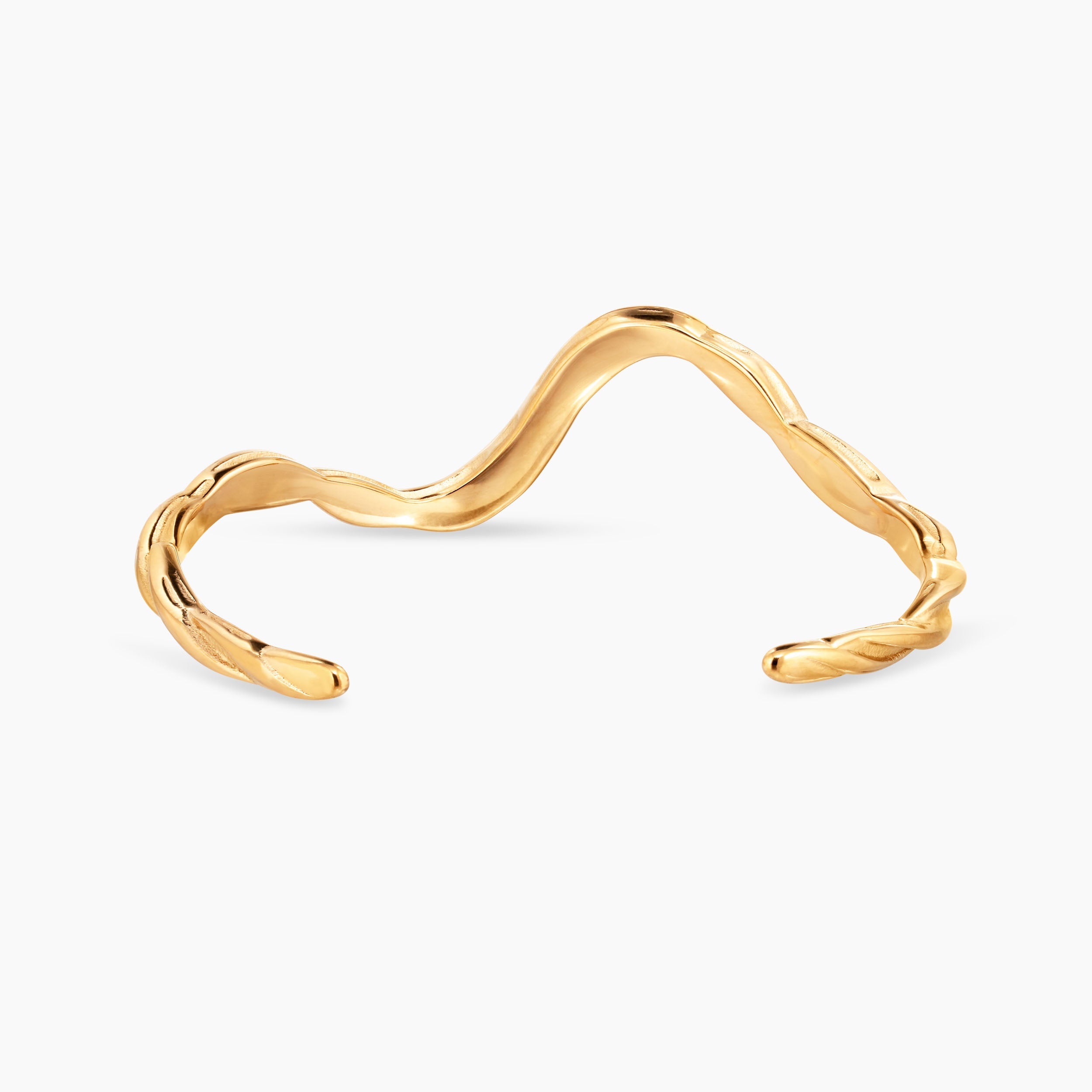 TWIST WAVES ADJUSTABLE BANGLE