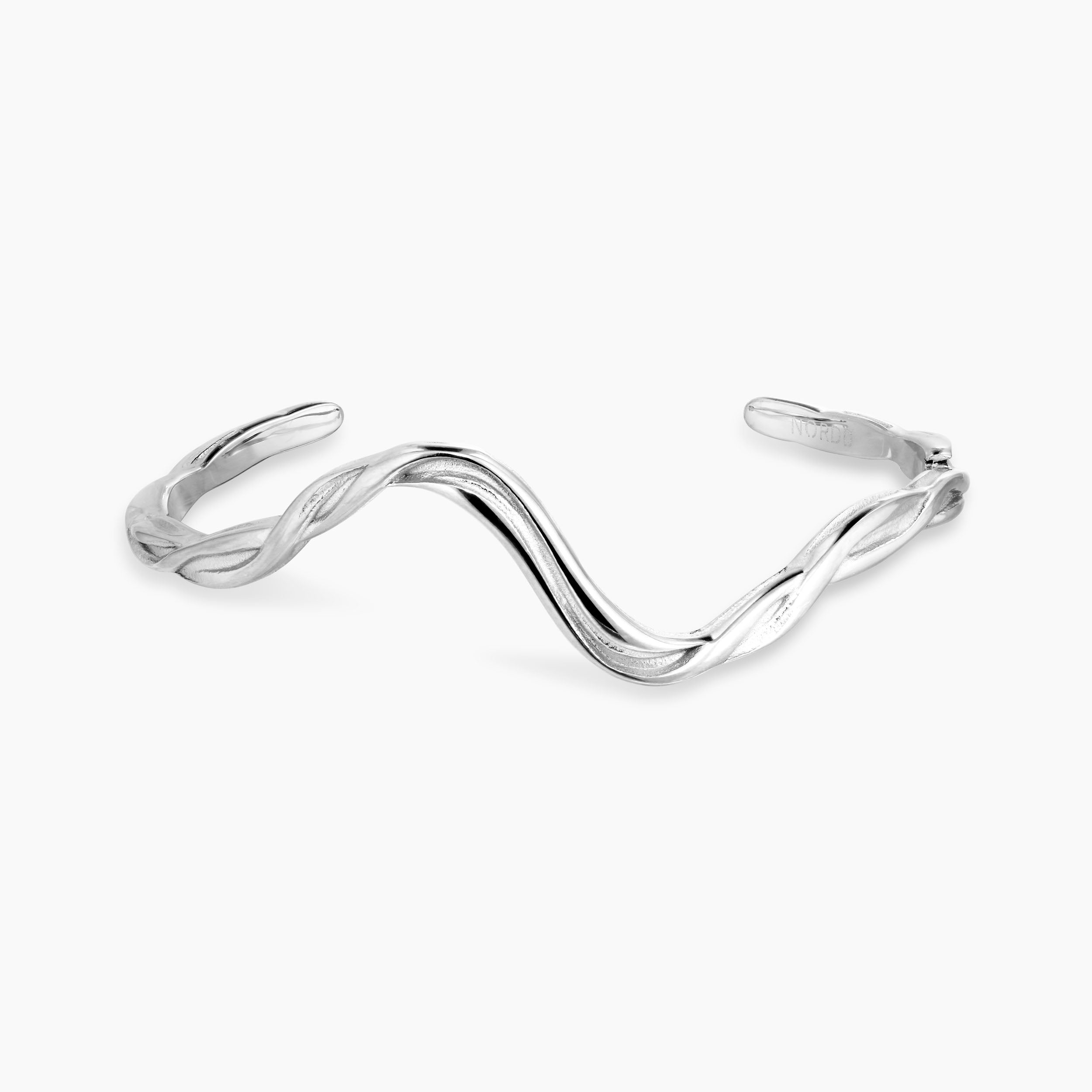 TWIST WAVES ADJUSTABLE BANGLE