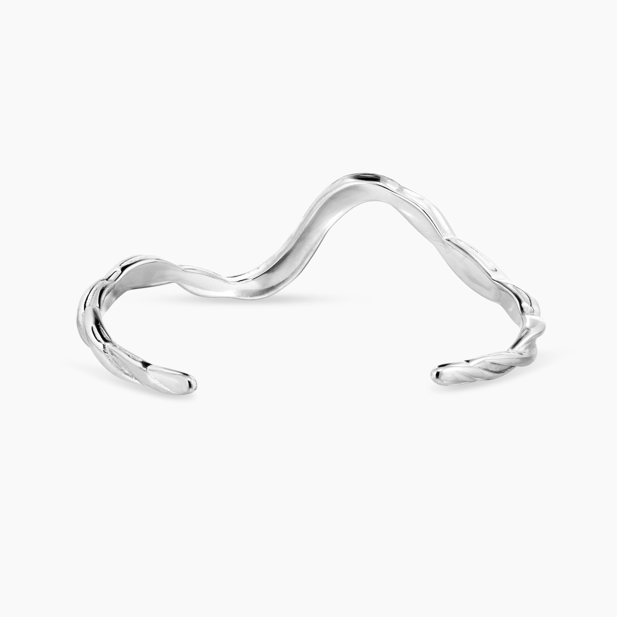 TWIST WAVES ADJUSTABLE BANGLE