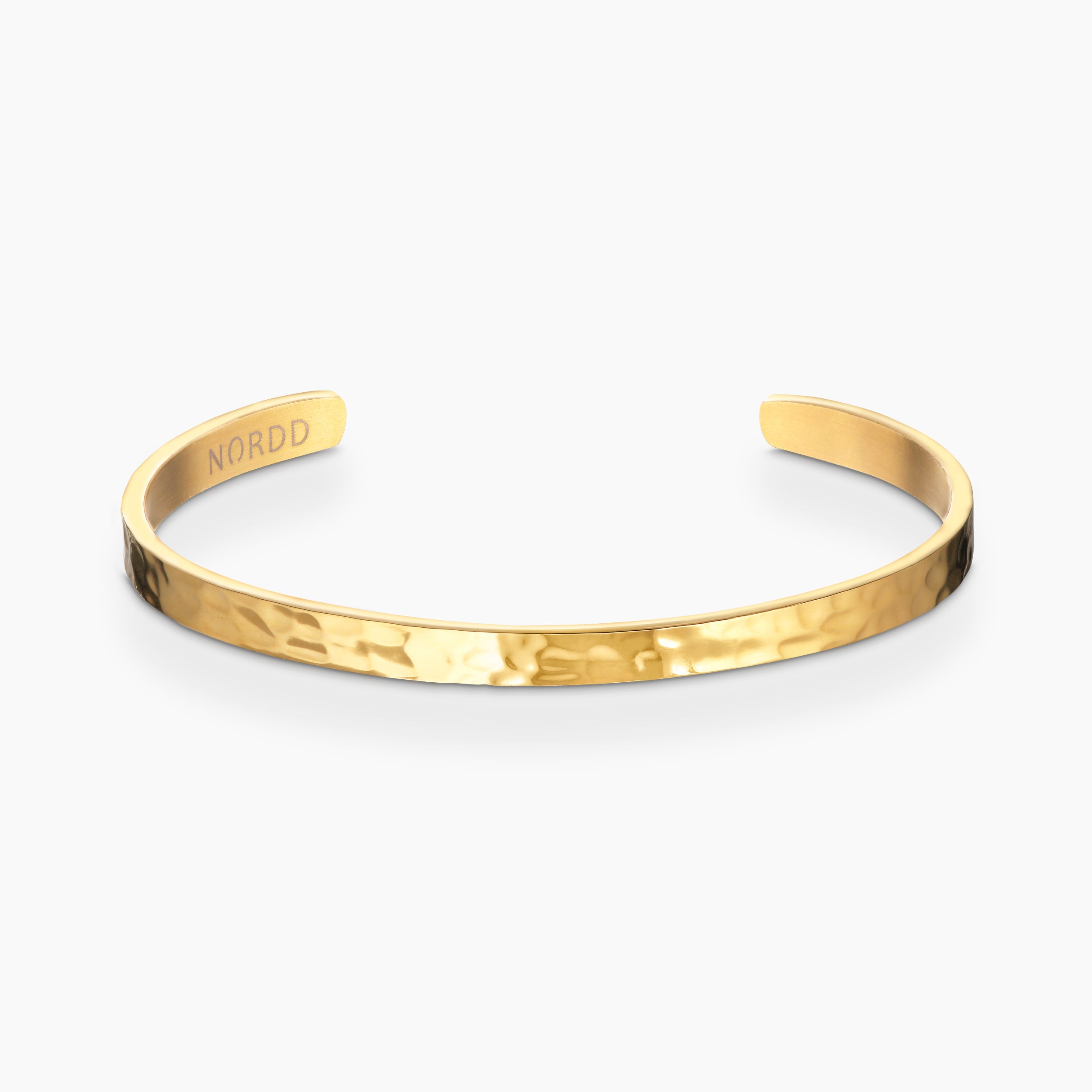 2 x HAMMERED BRACELETS