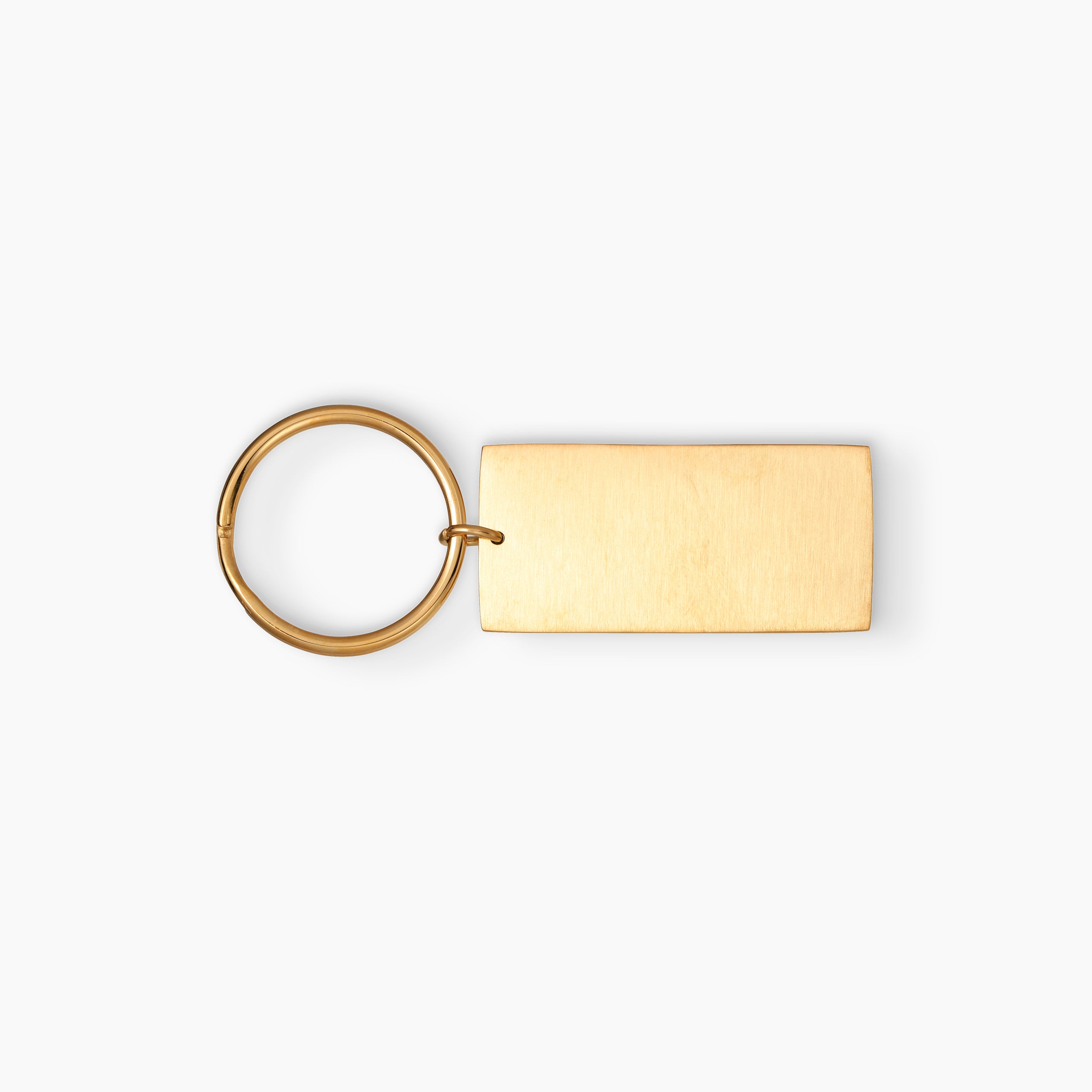 HAMMERED KEYCHAIN GOLD